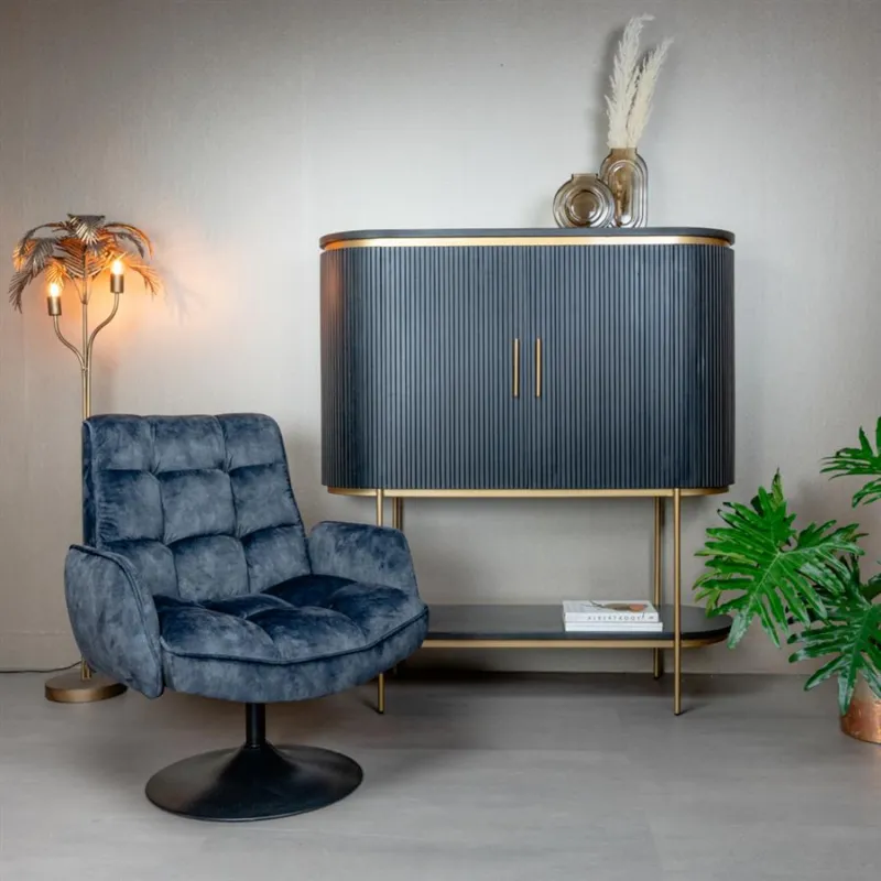 Tropea Fauteuil - Adore dark grey 29 (draaibaar) Laatste Kans